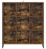 VidaXL Boekenkast Rook Eik 99,5 x 30 x 108,5 cm Bewerkt hout