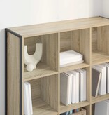 VidaXL Boekenkast Sonoma 99,5 x 30 x 108,5 cm Bewerkt hout