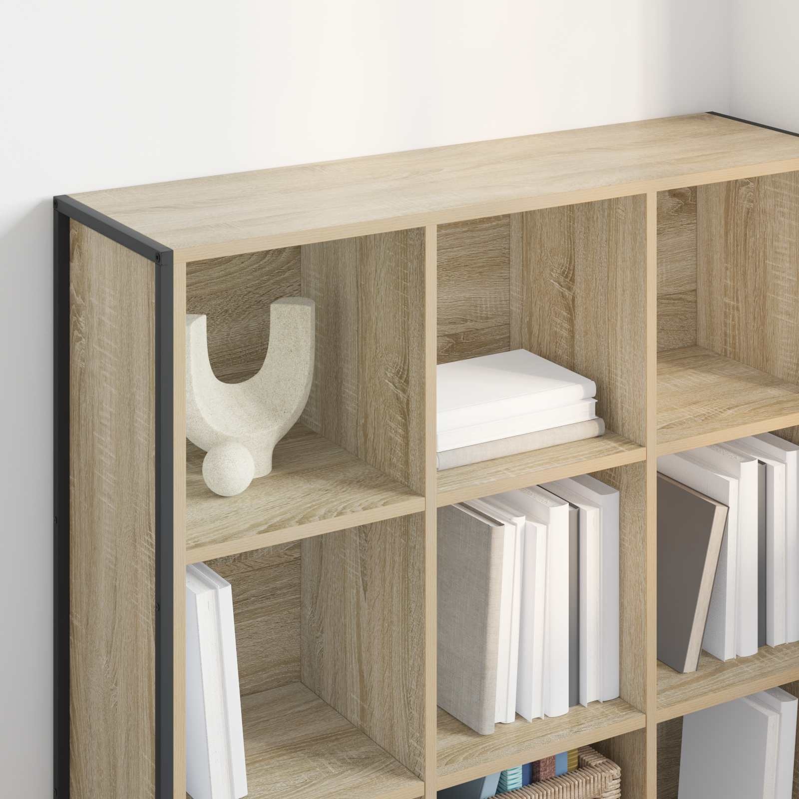 VidaXL Boekenkast Sonoma 99,5 x 30 x 108,5 cm Bewerkt hout