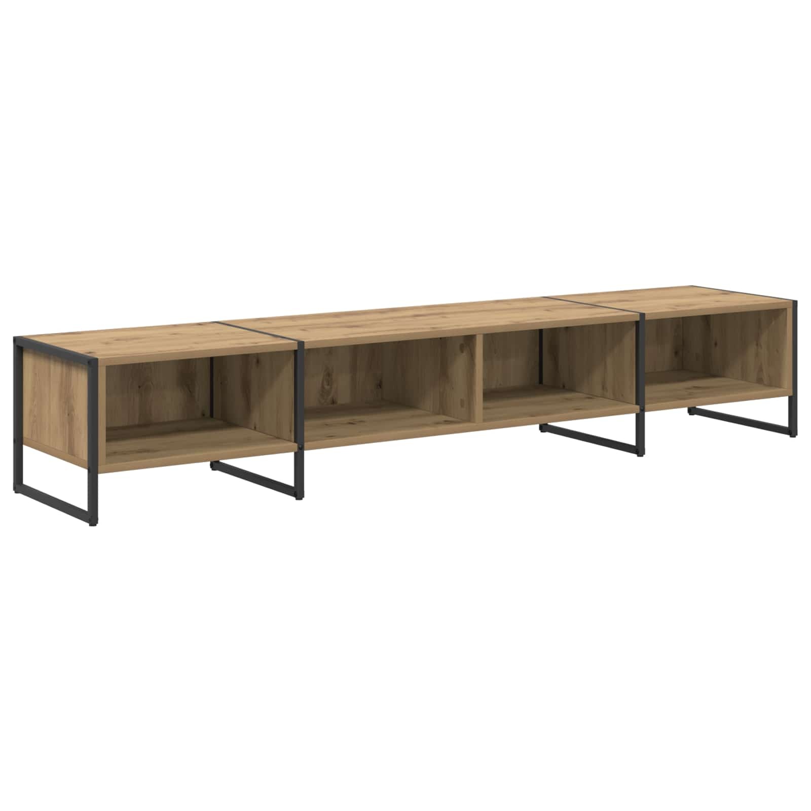 VidaXL TV-kast Ambachtelijk eiken 170,5 x 36 x 30,5 cm Bewerkt hout