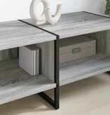 VidaXL TV-kast Grijs Sonoma 170,5 x 36 x 30,5 cm Bewerkt hout