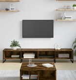 VidaXL TV-kast Rook Eik 170,5 x 36 x 30,5 cm Bewerkt hout