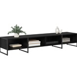 VidaXL TV-kast Zwart Eiken 170,5 x 36 x 30,5 cm Bewerkt hout