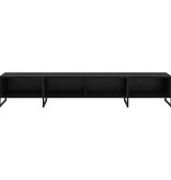 VidaXL TV-kast Zwart Eiken 170,5 x 36 x 30,5 cm Bewerkt hout