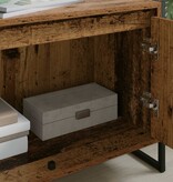 VidaXL TV-kast Oud Hout 140 x 36 x 49.5 cm Bewerkt hout