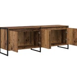 VidaXL TV-kast Oud Hout 140 x 36 x 49.5 cm Bewerkt hout