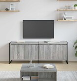 VidaXL TV-kast Grijs Sonoma 140 x 36 x 49.5 cm Bewerkt hout