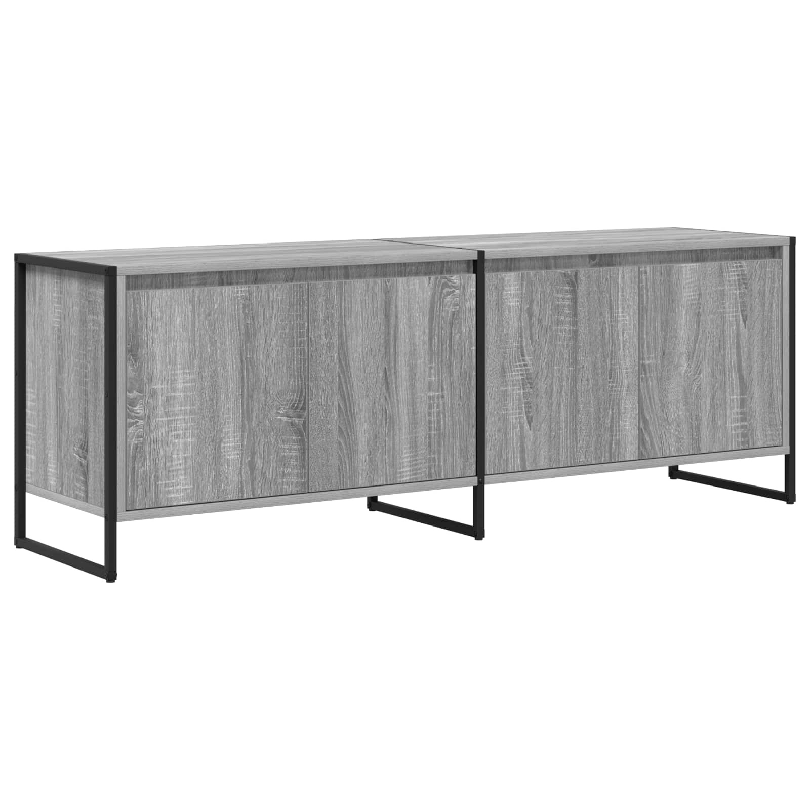 VidaXL TV-kast Grijs Sonoma 140 x 36 x 49.5 cm Bewerkt hout