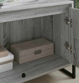 VidaXL TV-kast Grijs Sonoma 140 x 36 x 49.5 cm Bewerkt hout