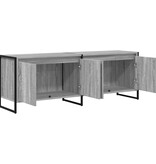 VidaXL TV-kast Grijs Sonoma 140 x 36 x 49.5 cm Bewerkt hout