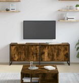 VidaXL TV-kast Rook Eik 140 x 36 x 49.5 cm Bewerkt hout
