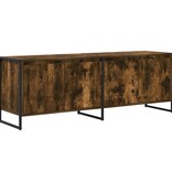 VidaXL TV-kast Rook Eik 140 x 36 x 49.5 cm Bewerkt hout