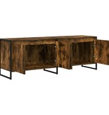 VidaXL TV-kast Rook Eik 140 x 36 x 49.5 cm Bewerkt hout