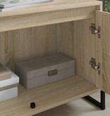 VidaXL TV-kast Sonoma 140 x 36 x 49.5 cm Bewerkt hout