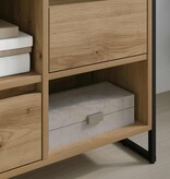 VidaXL TV-kast Ambachtelijk eiken 100 x 36 x 49,5 cm Bewerkt hout