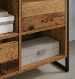 VidaXL TV-kast met lade Oud Hout 100 x 36 x 49,5 cm Bewerkt hout