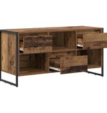 VidaXL TV-kast met lade Oud Hout 100 x 36 x 49,5 cm Bewerkt hout