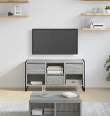 VidaXL TV-kast met lade Grijs Sonoma 100 x 36 x 49,5 cm Bewerkt hout