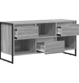 VidaXL TV-kast met lade Grijs Sonoma 100 x 36 x 49,5 cm Bewerkt hout