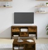 VidaXL TV-kast met lade Rook Eik 100 x 36 x 49,5 cm Bewerkt hout