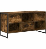 VidaXL TV-kast met lade Rook Eik 100 x 36 x 49,5 cm Bewerkt hout