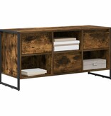 VidaXL TV-kast met lade Rook Eik 100 x 36 x 49,5 cm Bewerkt hout