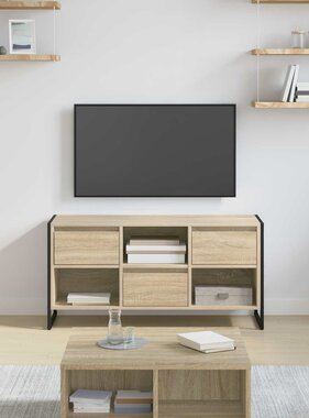 VidaXL TV-kast met lade Sonoma 100 x 36 x 49,5 cm Bewerkt hout
