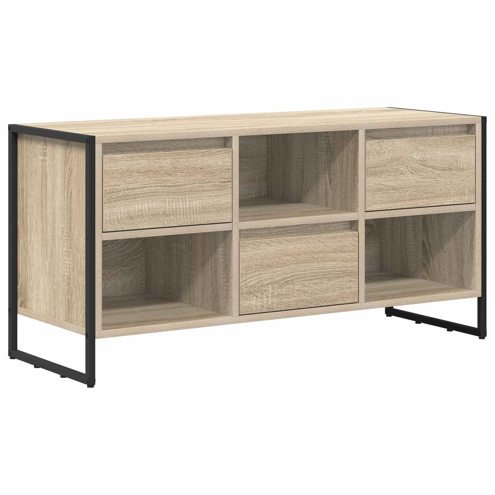 VidaXL TV-kast met lade Sonoma 100 x 36 x 49,5 cm Bewerkt hout