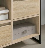 VidaXL TV-kast met lade Sonoma 100 x 36 x 49,5 cm Bewerkt hout