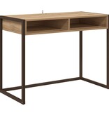 VidaXL Bureau Ambachtelijk eiken 100 x 50 x 75 cm Bewerkt hout