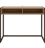 VidaXL Bureau Ambachtelijk eiken 100 x 50 x 75 cm Bewerkt hout