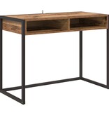 VidaXL Bureau met opslag Oud Hout 100 x 50 x 75 cm Bewerkt hout