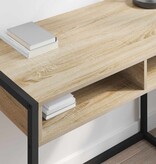 VidaXL Bureau met opslag Sonoma 100 x 50 x 75 cm Bewerkt hout