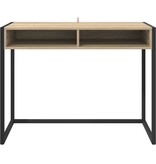 VidaXL Bureau met opslag Sonoma 100 x 50 x 75 cm Bewerkt hout