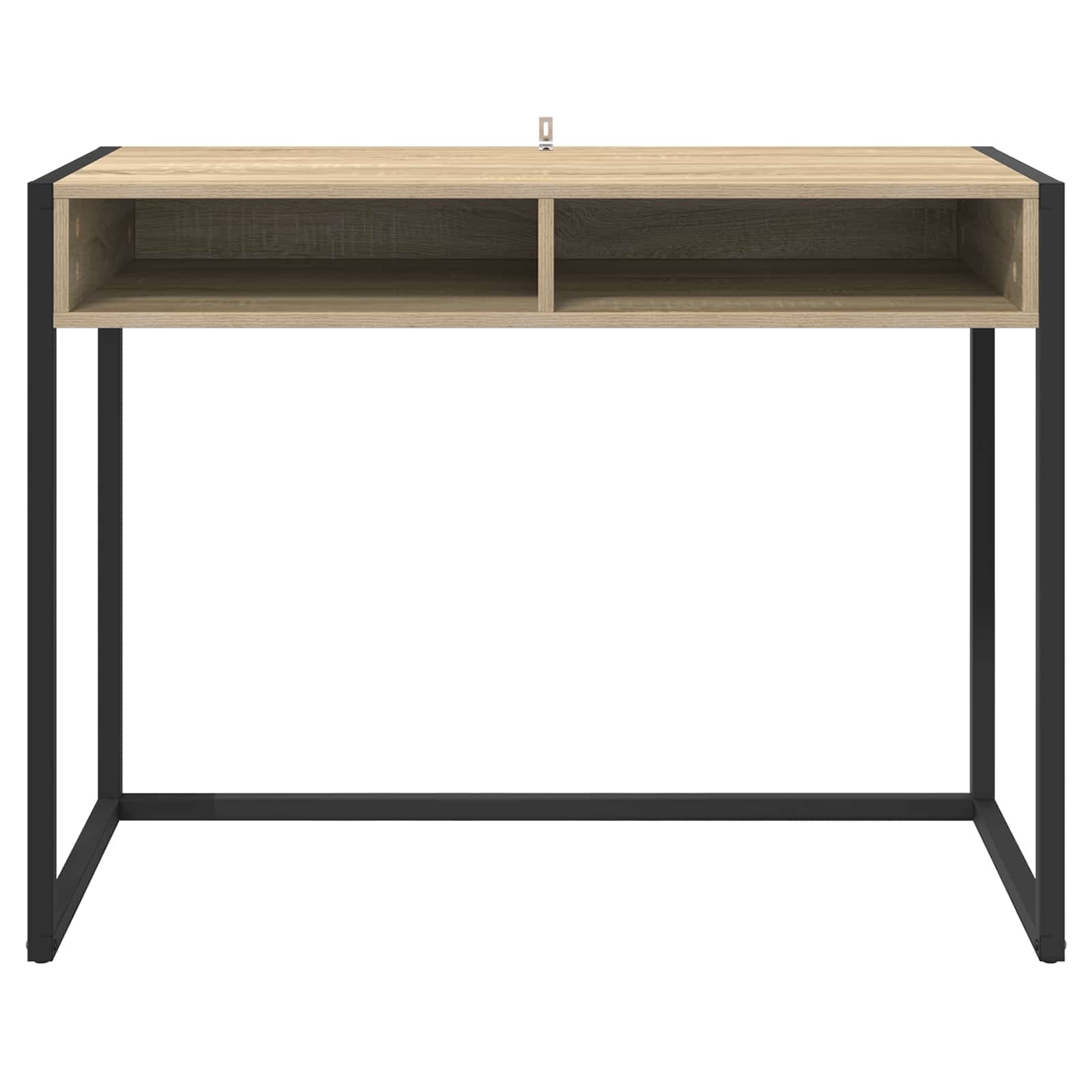VidaXL Bureau met opslag Sonoma 100 x 50 x 75 cm Bewerkt hout