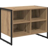 VidaXL Schoenenkast Ambachtelijk eiken 60 x 35 x 44 cm Bewerkt hout