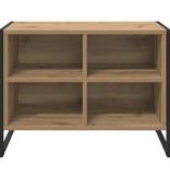 VidaXL Schoenenkast Ambachtelijk eiken 60 x 35 x 44 cm Bewerkt hout