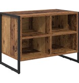 VidaXL Schoenenkast met opslag Oud Hout 60 x 35 x 44 cm Bewerkt hout