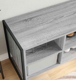 VidaXL Schoenenkast Grijs Sonoma 60 x 35 x 44 cm Bewerkt hout