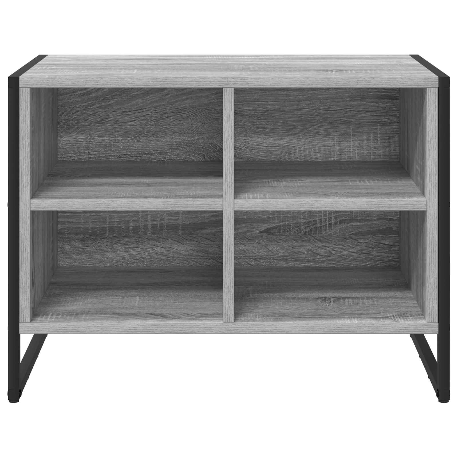 VidaXL Schoenenkast Grijs Sonoma 60 x 35 x 44 cm Bewerkt hout