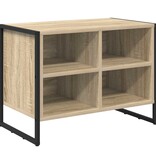 VidaXL Schoenenkast met opslag Sonoma 60 x 35 x 44 cm Bewerkt hout