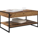 VidaXL Salontafel Oud Hout 80 x 50 x 40 cm Bewerkt hout