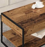 VidaXL Salontafel Oud Hout 80 x 50 x 40 cm Bewerkt hout