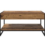 VidaXL Salontafel Oud Hout 80 x 50 x 40 cm Bewerkt hout