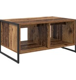 VidaXL Salontafel Oud Hout 80 x 50 x 40 cm Bewerkt hout