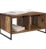 VidaXL Salontafel Oud Hout 80 x 50 x 40 cm Bewerkt hout