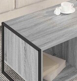 VidaXL Salontafel Grijs Sonoma 80 x 50 x 40 cm Bewerkt hout