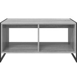 VidaXL Salontafel Grijs Sonoma 80 x 50 x 40 cm Bewerkt hout