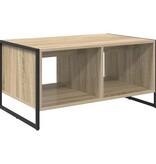 VidaXL Salontafel Sonoma 80 x 50 x 40 cm Bewerkt hout