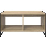 VidaXL Salontafel Sonoma 80 x 50 x 40 cm Bewerkt hout